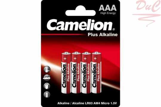 Батарейка Camelion Plus Alkaline BL4 LR03 ААА 4шт