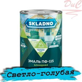 ЭМАЛЬ ПФ-115 алкидная SKLADNO Светло-голубая 20кг