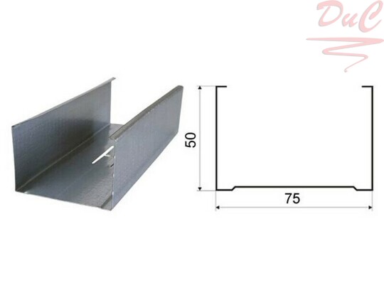 Профиль стоечный ПС-4 75х50x0,4мм 3м