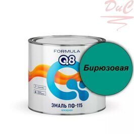 ЭМАЛЬ ПФ-115 алкидная FORMULA Q8 Бирюзовая 1,9кг