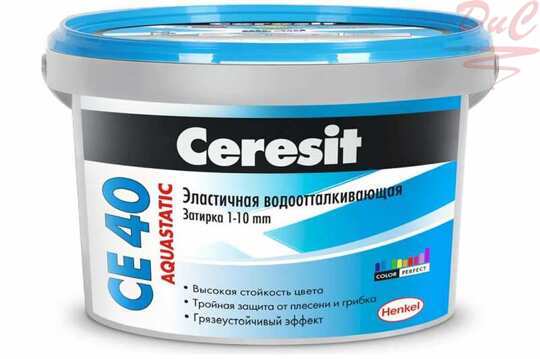 Затирка Ceresit CE-40 (04) Серебр.-Серая 1кг