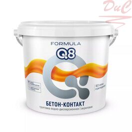 Грунтовка Бетон-контакт FORMULA Q8 6кг ВД акриловая